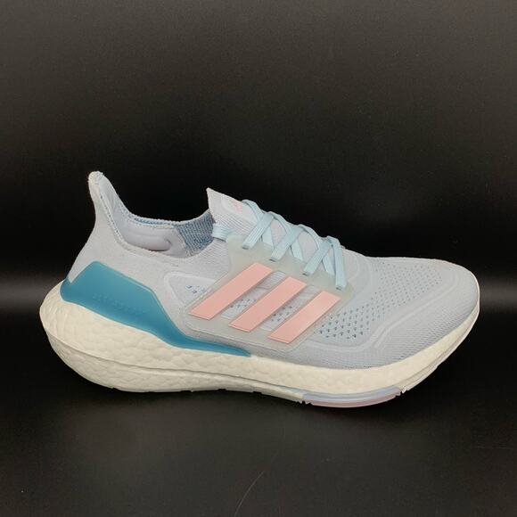 Adidas Ultraboost‎ 21 Grey Pink Running Shoes FY0395 Women’s Sz 8 EU40 - Picture 5 of 10